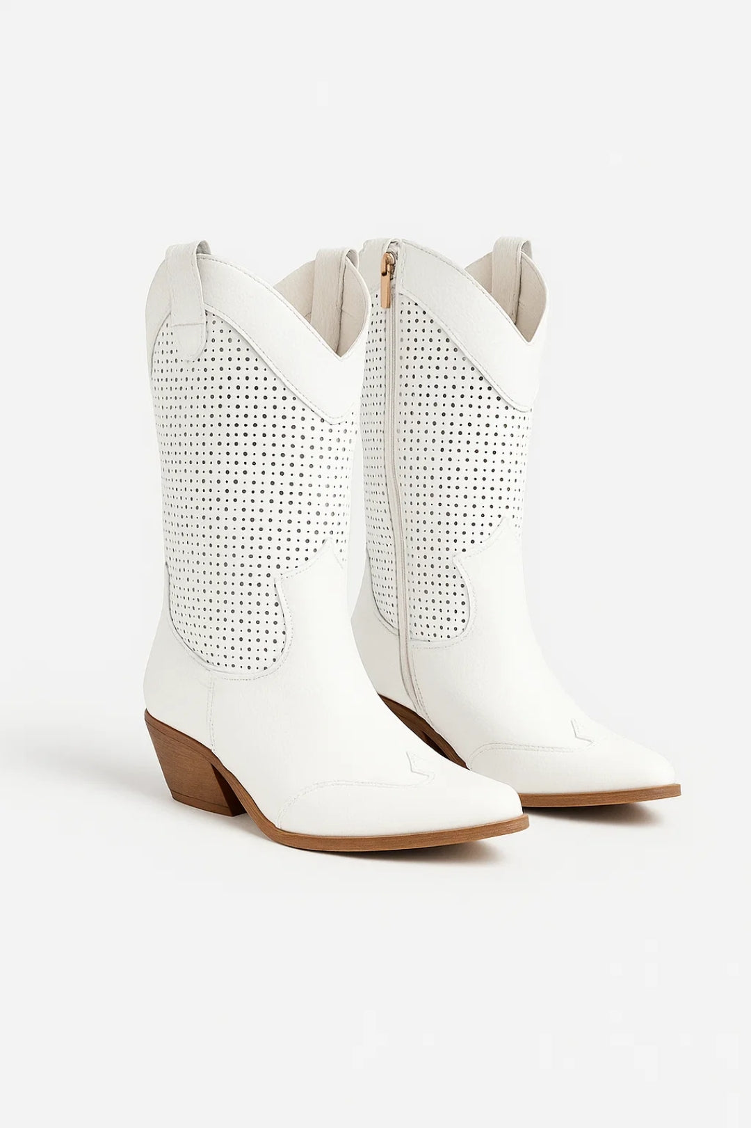 Westernlaarzen Dames | Perforatiepatroon | Stoer | All-Season | Comfortabele pasvorm | Geschikt voor dagelijks gebruik