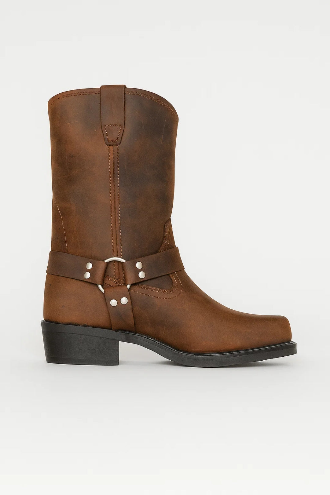 Westernlaarzen Dames | Halflang | Met Gespdetail | All-Season | Comfortabele pasvorm | Geschikt voor dagelijks gebruik