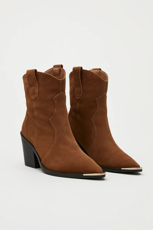 Dames Laarzen | Western Style | Puntige Neus | Herfst | Comfortabele Pasvorm | Ideaal voor Dagelijks Gebruik