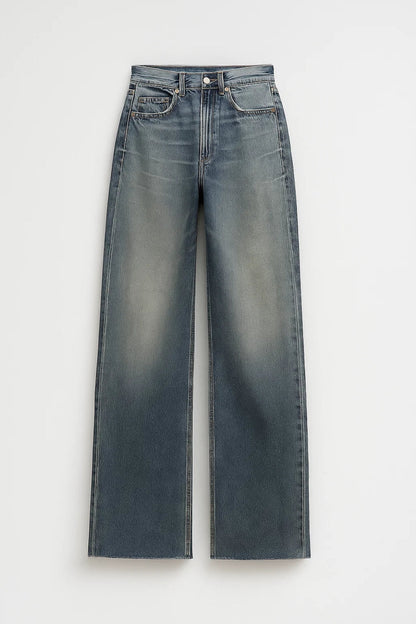 Wide Leg Jeans Dames | Hoge Taille | Comfort en Tijdloze Stijl