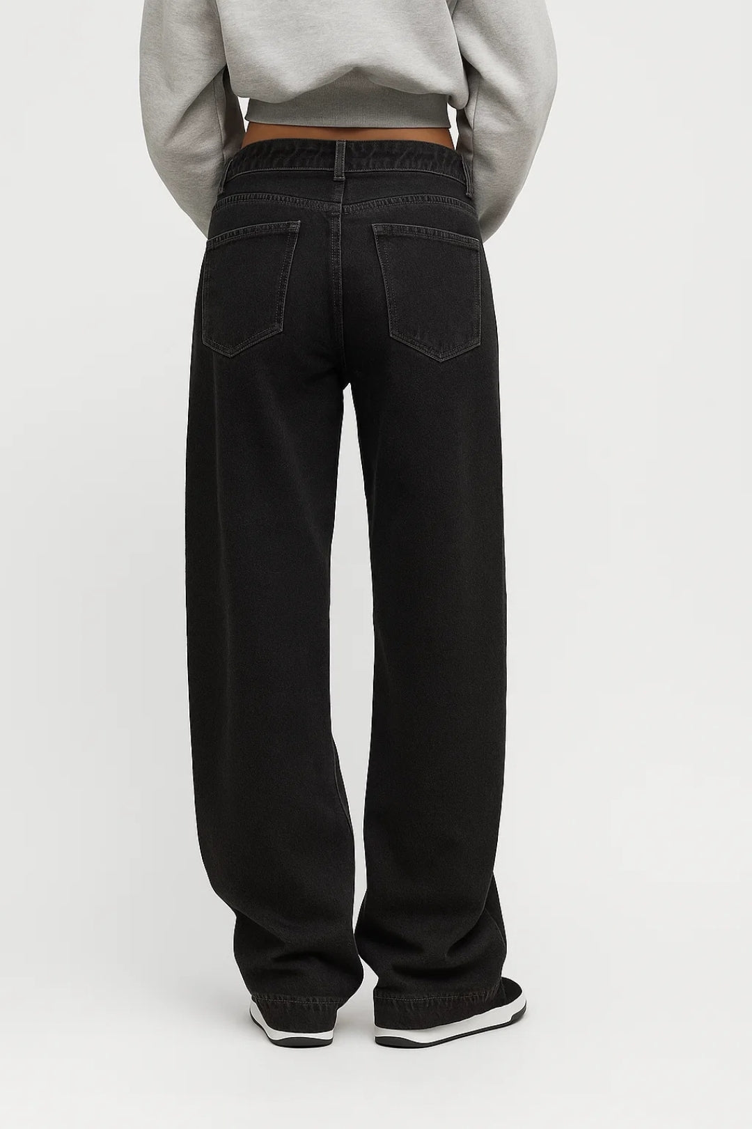 Wide Leg Jeans | Hoge Taille en Losse Pijpen Comfortabele Pasvorm
