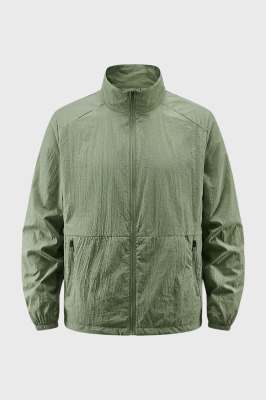 Windbreaker Heren - Lichtgewicht met Opstaande Kraag en Rits | Casual