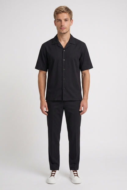 Zomerset Heren - Overhemd Korte Mouw met Lange Broek | Casual
