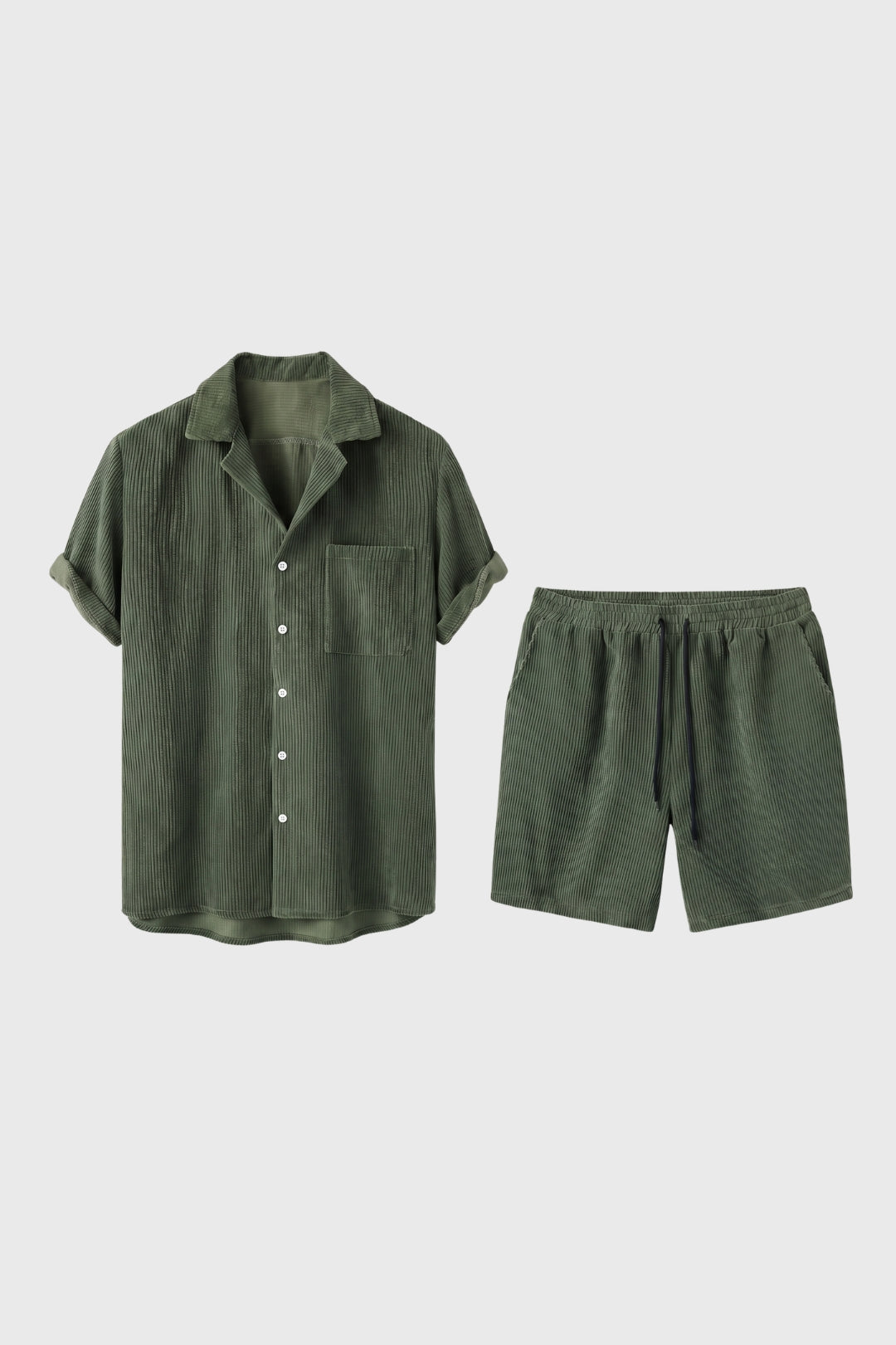 Zomerset Heren - Overhemd Korte Mouw met Shorts | Casual