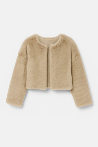 Korte Imitatiebontjas | Luxe Look | Zwart of Beige