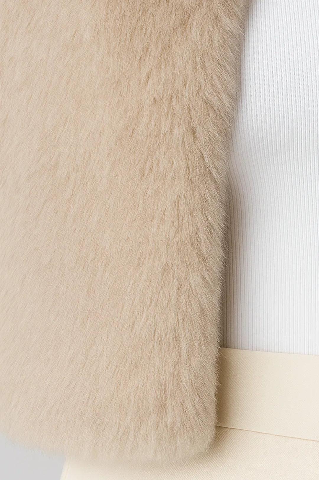 Korte Imitatiebontjas | Luxe Look | Zwart of Beige
