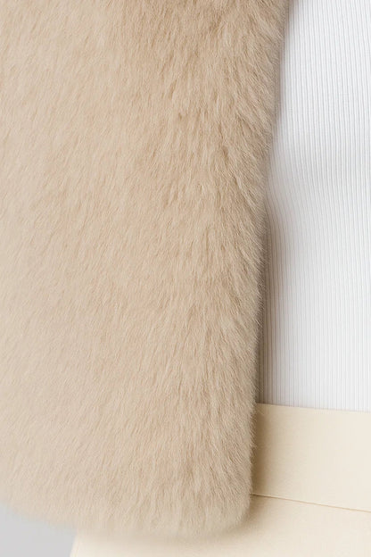 Korte Imitatiebontjas | Luxe Look | Zwart of Beige