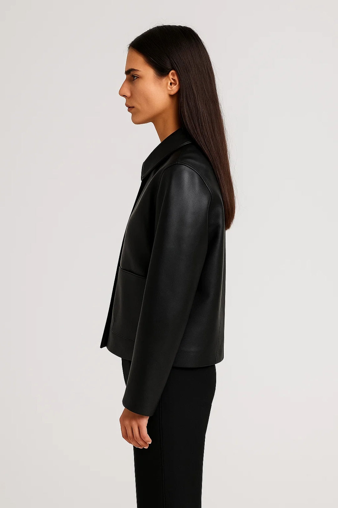Minimalistische Jassen Collectie | Damesjack met Opgestikte Zakken en Knoopsluiting | Lichtgewicht en Ademend