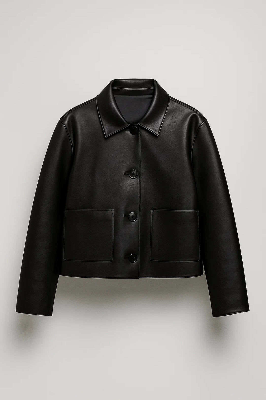 Minimalistische Jassen Collectie | Damesjack met Opgestikte Zakken en Knoopsluiting | Lichtgewicht en Ademend