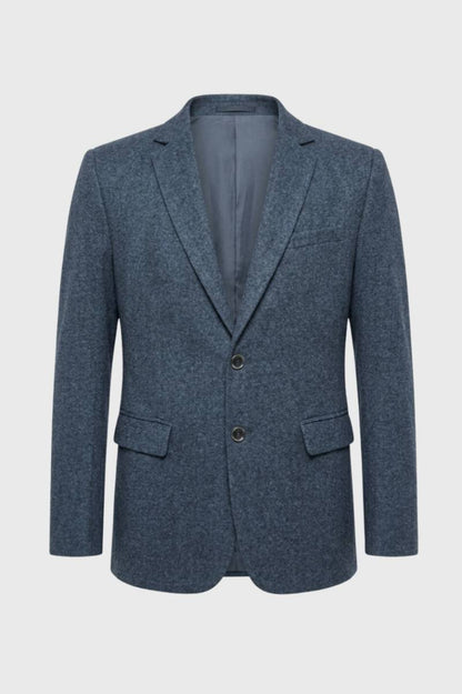 Blazer Heren - Getextureerd | Formeel — Donkerblauw