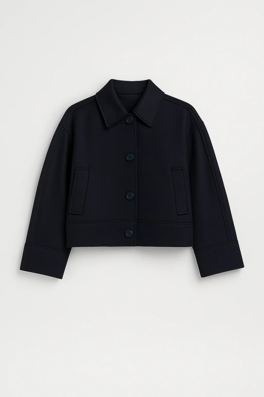 Korte Jas | Minimalistisch Design | Gevoerd en Warm