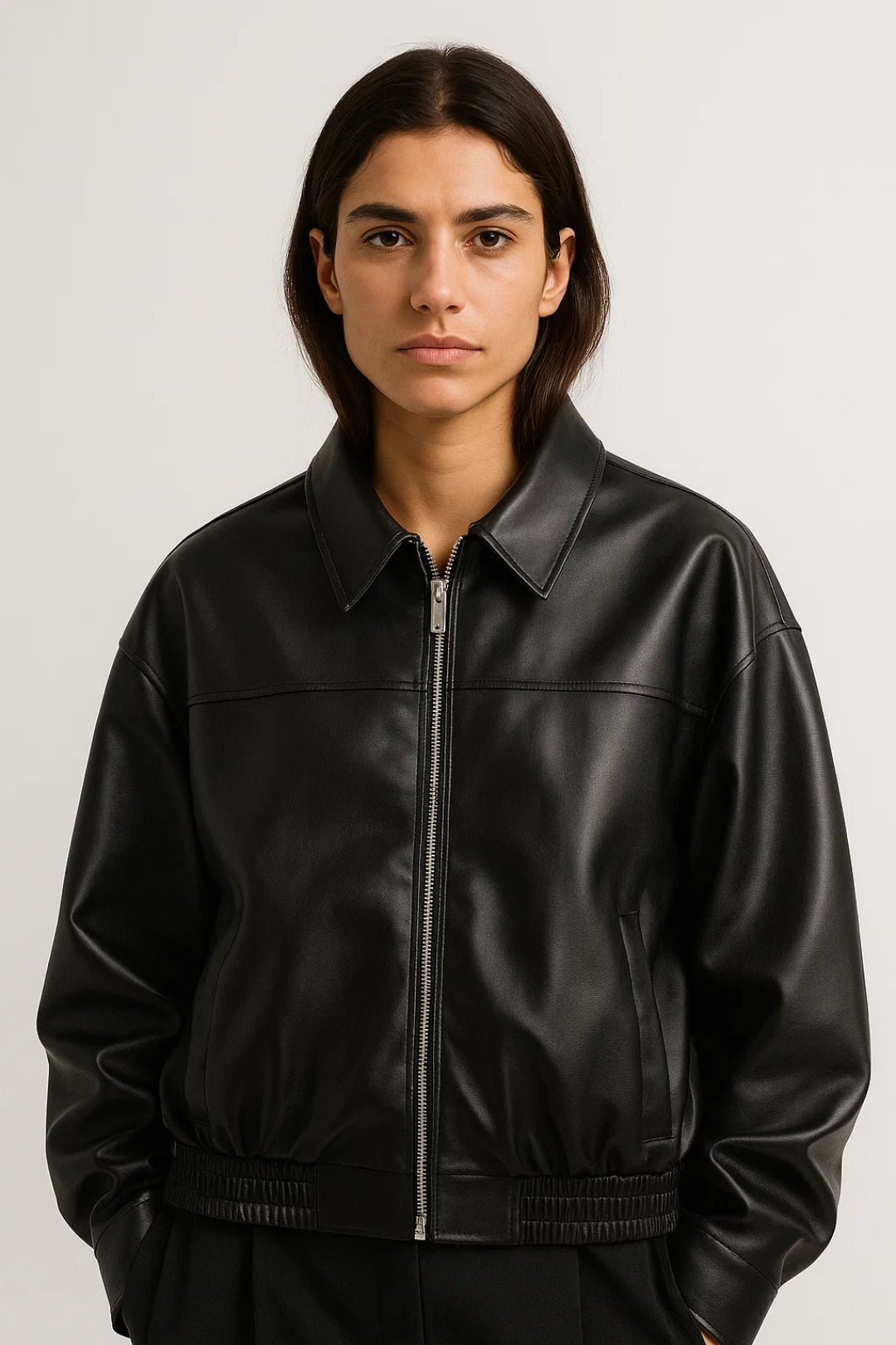 PU Jassen Collectie | Damesjack met Ritssluiting en Elastische Zoom | Lichtgewicht en Ademend