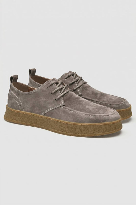 Casual Schoenen Heren - Comfortabel | Platform Zool — Taupe