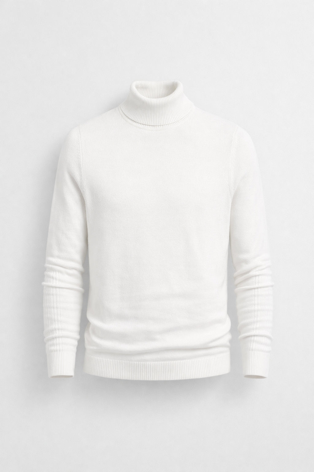 Coltrui Heren - Slim Fit met Rolkraag en Geribbelde Afwerking | Klassiek