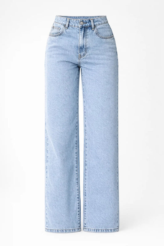 dames jeans | Casual & Praktisch | Wijde pijpen | Lente