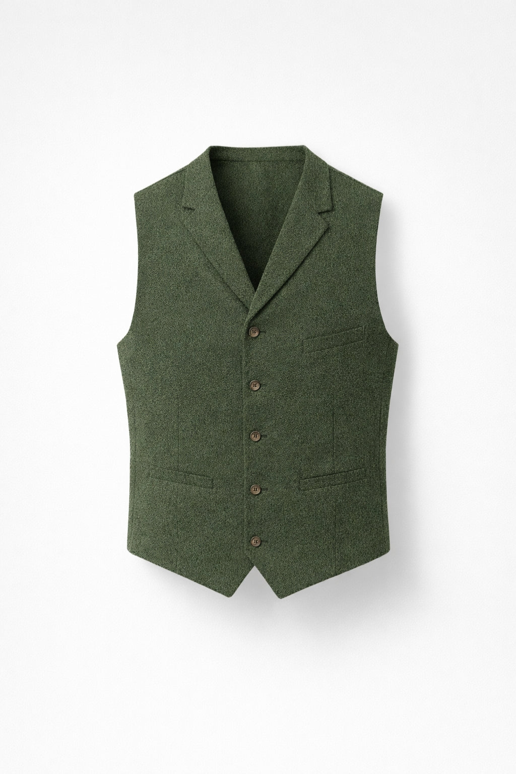 Gilet Heren - Formeel Pak Gilet met Revers en Knoopsluiting | Klassiek