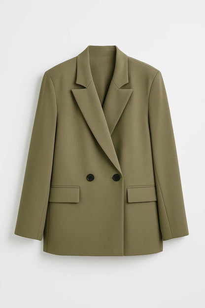 Double-Breasted Blazer | Damesjas met Klassieke Revers | Elegant en Tijdloos