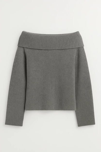 Off-Shoulder Damestrui | Elegante Boothals en Rechte Mouwen | Vrouwelijk en Comfortabel