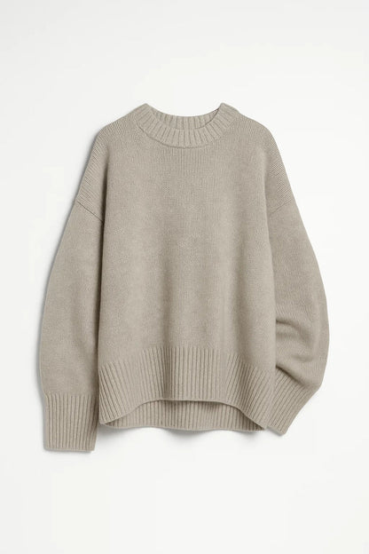 Oversized Damestrui | Ronde Hals met Verlaagde Schoudernaden | Comfort en Stijl