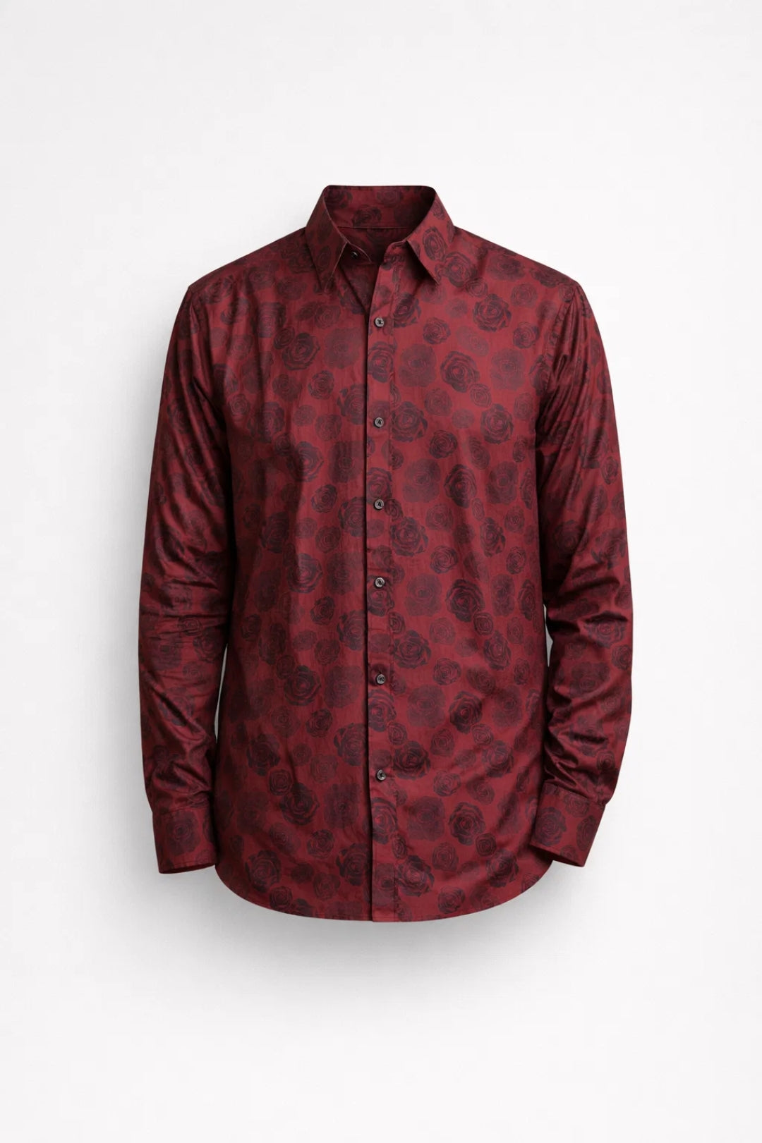 Overhemd Heren - Slim Fit Lange Mouw met Bloemenprint | Casual
