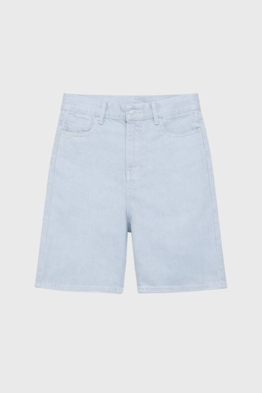 Jeans Short Heren - Lichtblauwe Relaxed Fit | Comfortabel — Lichtblauw