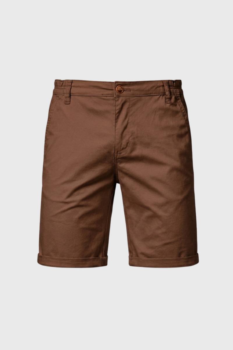 Korte Broek Heren - Bermuda met Getailleerde Pasvorm | Classic — Bruin