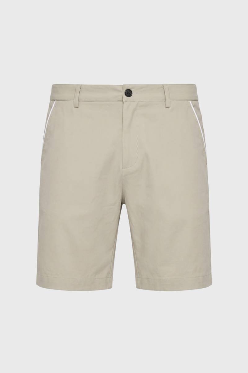 Korte Broek Heren - met Witte Details | Smart Casual — Beige