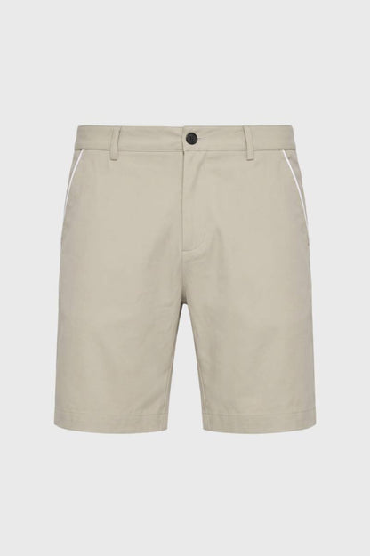 Korte Broek Heren - met Witte Details | Smart Casual — Beige