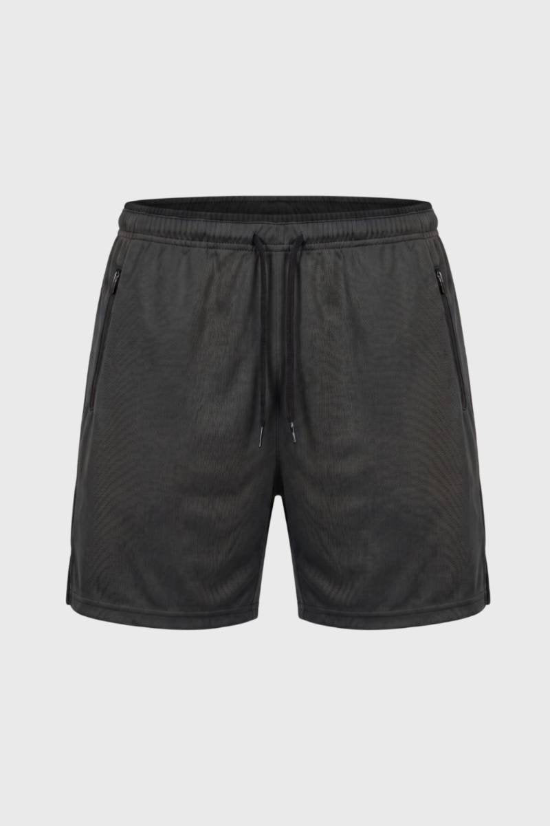 Korte Broek Heren - Sportief met Trekkoord | Zakken — Grijs
