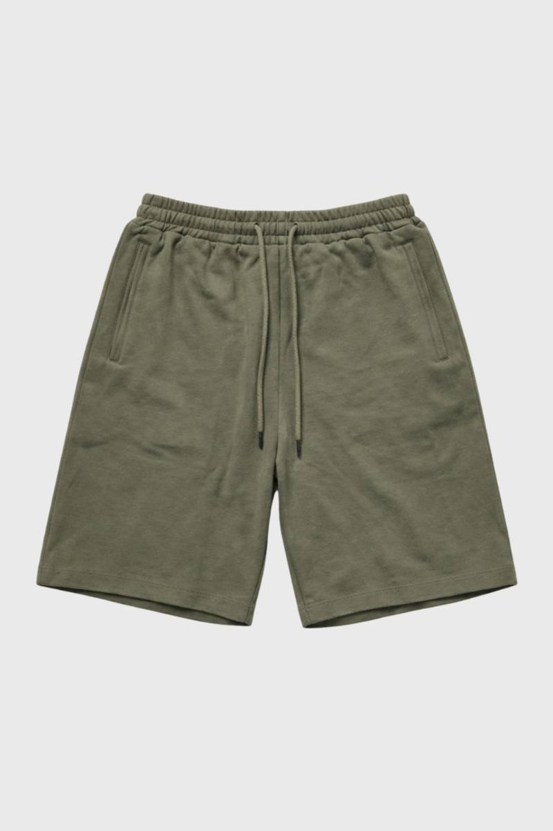 Korte Broek Heren - Sweat met Trekkoord | Olijfgroen — Olijfgroen