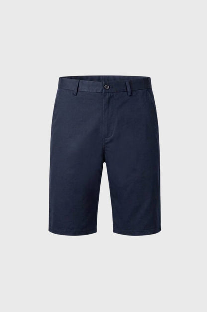 Korte Broek Heren - Zakelijke Fit | Klassieke Sluiting — Navy