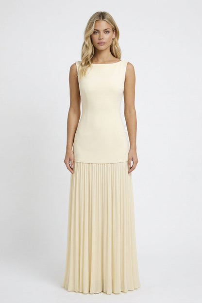 maxi jurk dames | Elegant & Comfortabel | Met plooien | Zomer