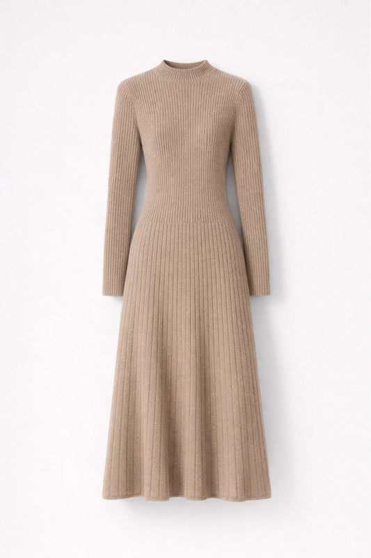 midi jurk dames | Elegant & Comfortabel | Lange mouw | Lente