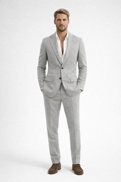 Heren Sets - Slim Fit Pak met Blazer en Broek | Klassiek Elegant