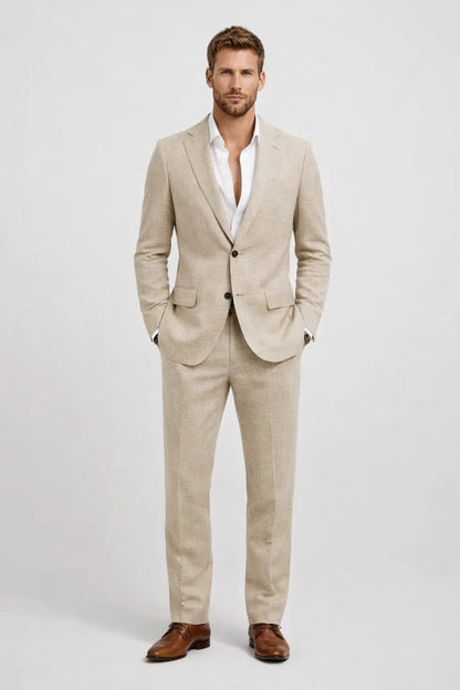 Heren Sets - Slim Fit Pak met Blazer en Broek | Klassiek Elegant
