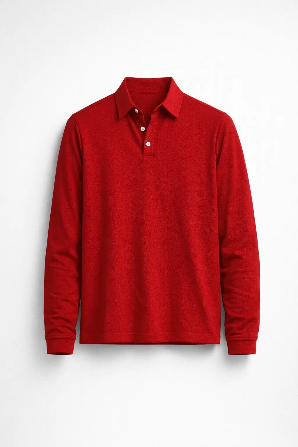 Polo Heren - Lange Mouwen met Klassieke Kraag | Casual