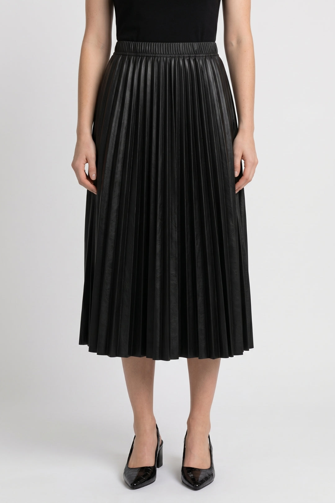 Midi Rok Dames - Geplisseerd | Elastische Taille