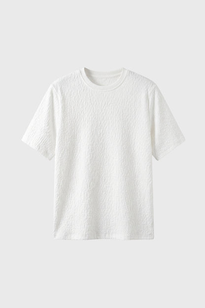 T-shirt Heren - Gestructureerde Textuur | Moderne Stijl