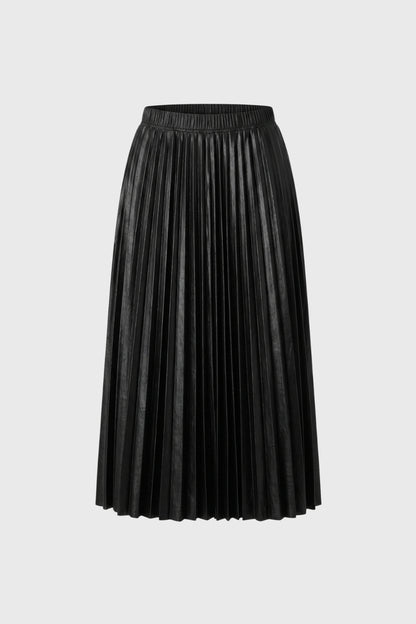 Midi Rok Dames - Geplisseerd | Elastische Taille