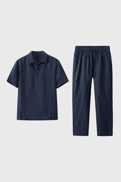 2-Delige Set Heren - Polo met Elastische Taille | Comfortabel