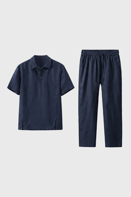 2-Delige Set Heren - Polo met Elastische Taille | Comfortabel