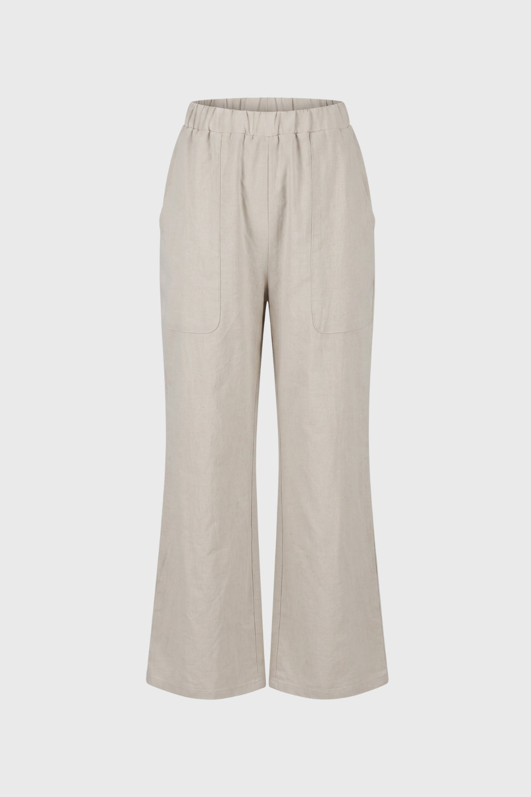 Wijde Broek Dames - Relaxed met Elastische Taille | Zakjes