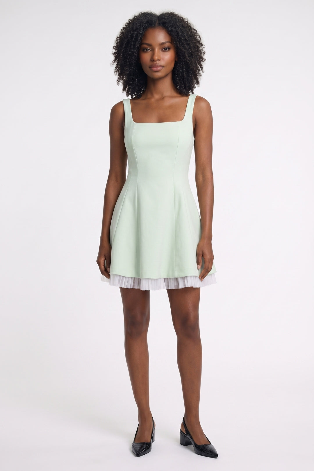 Mini Jurk Dames - A-lijn met Zoom | Mouwloos