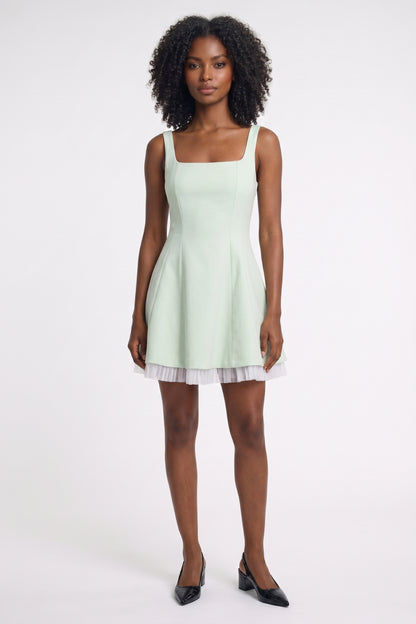 Mini Jurk Dames - A-lijn met Zoom | Mouwloos