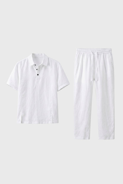 2-Delige Set Heren - Polo met Elastische Taille | Comfortabel