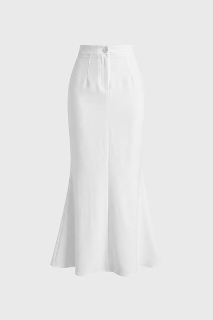 Maxi Rok Dames - Hoge Taille | Flare Silhouet