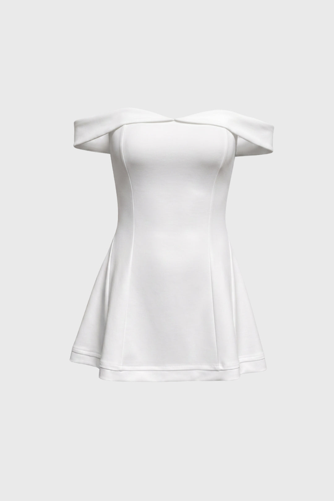 Mini Jurk Dames - Off Shoulder | Elegante A-lijn