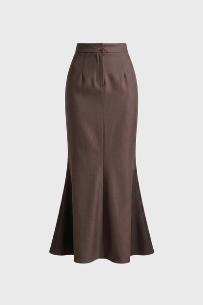 Maxi Rok Dames - Hoge Taille | Flare Silhouet