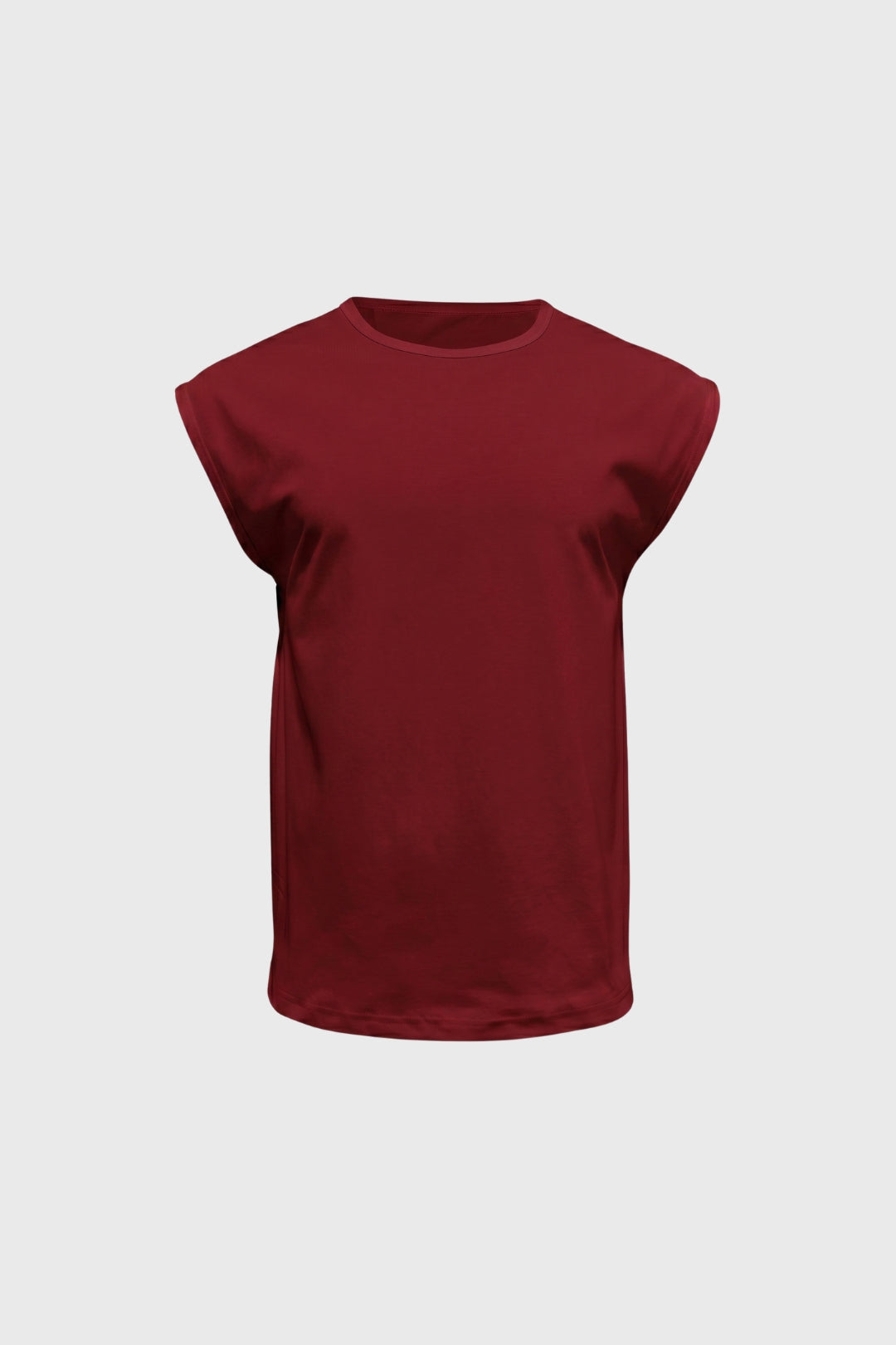 Mouwloze T-shirt Heren - Oversized Pasvorm | Ronde Hals