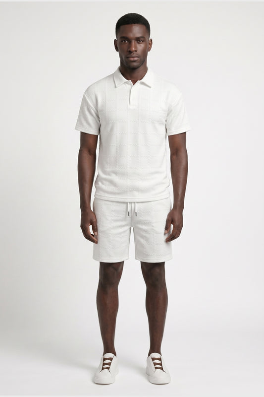 2-Delige Set Heren - Polo met Korte Broek | Comfortabele Pasvorm
